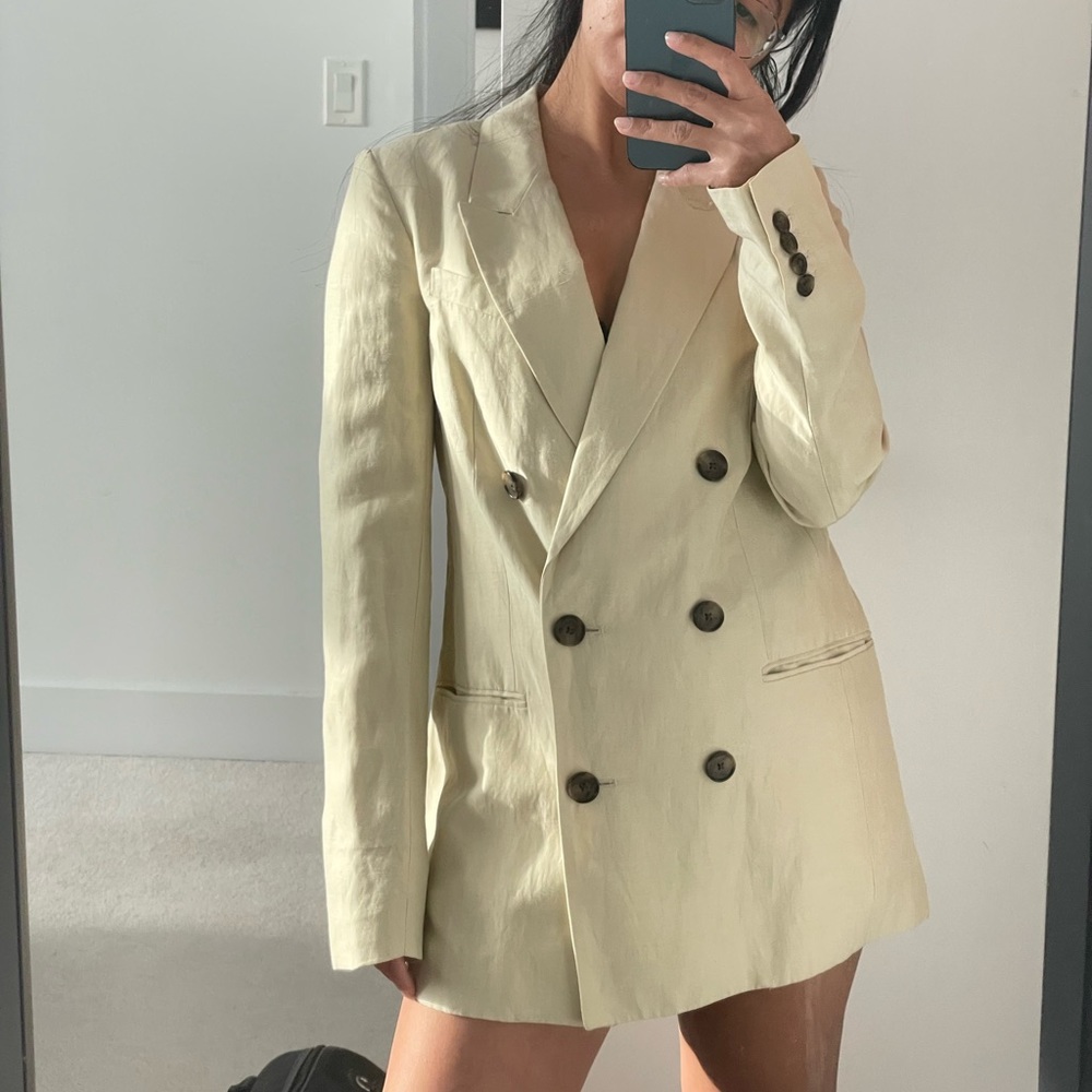 Samuel babaton linen blazer